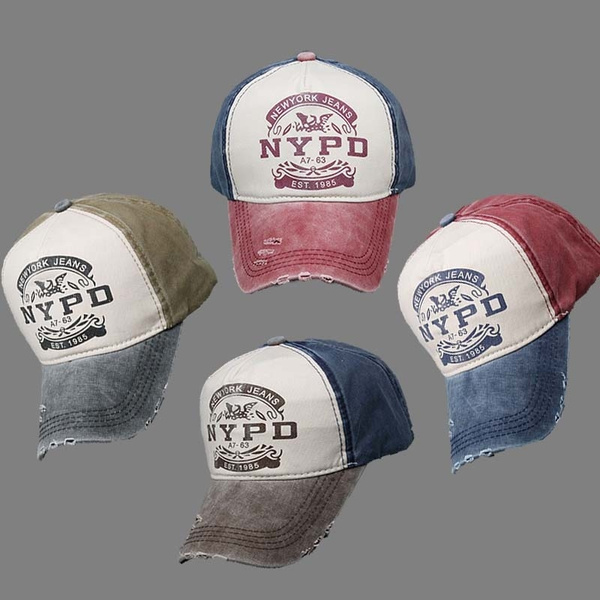 1pc Brand New Nypd Letter Hat Basketball Hats For Men And Women