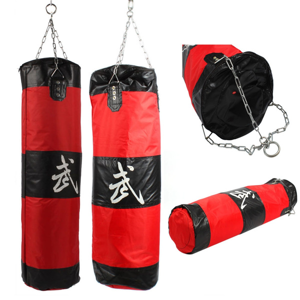 Empty Heavy Boxing Punching Bag with Chains Sparring MMA Boxing Training