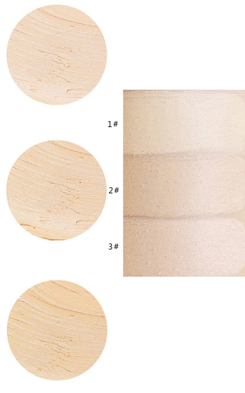 colors of MiXiu foundation stick with brush