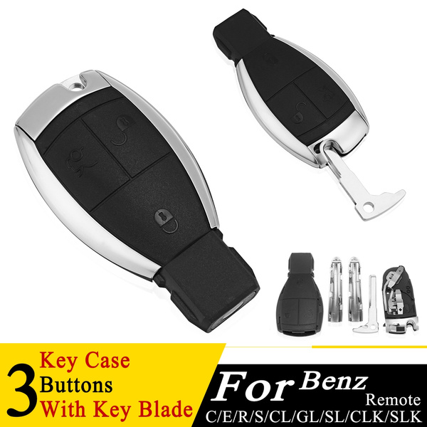 Remote Key Case Shell Fob with 3 button For Mercedes C E G R S CL GL SL CLK SLK