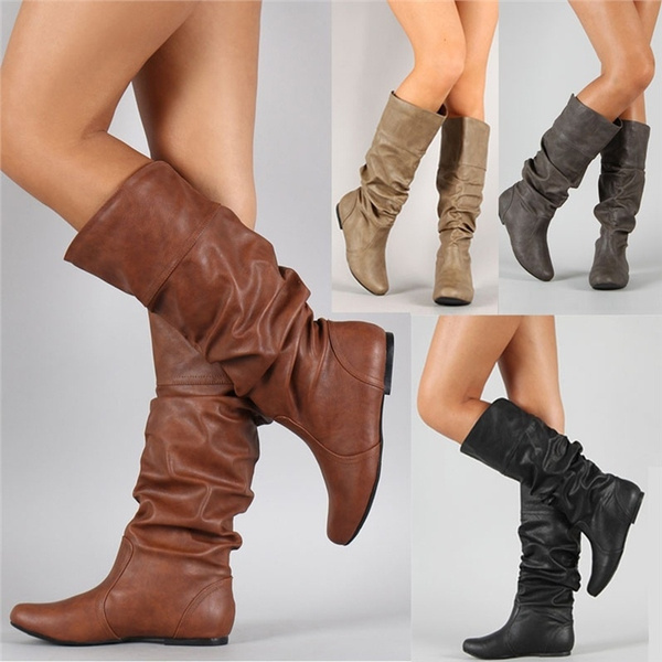 wide leg boots ladies