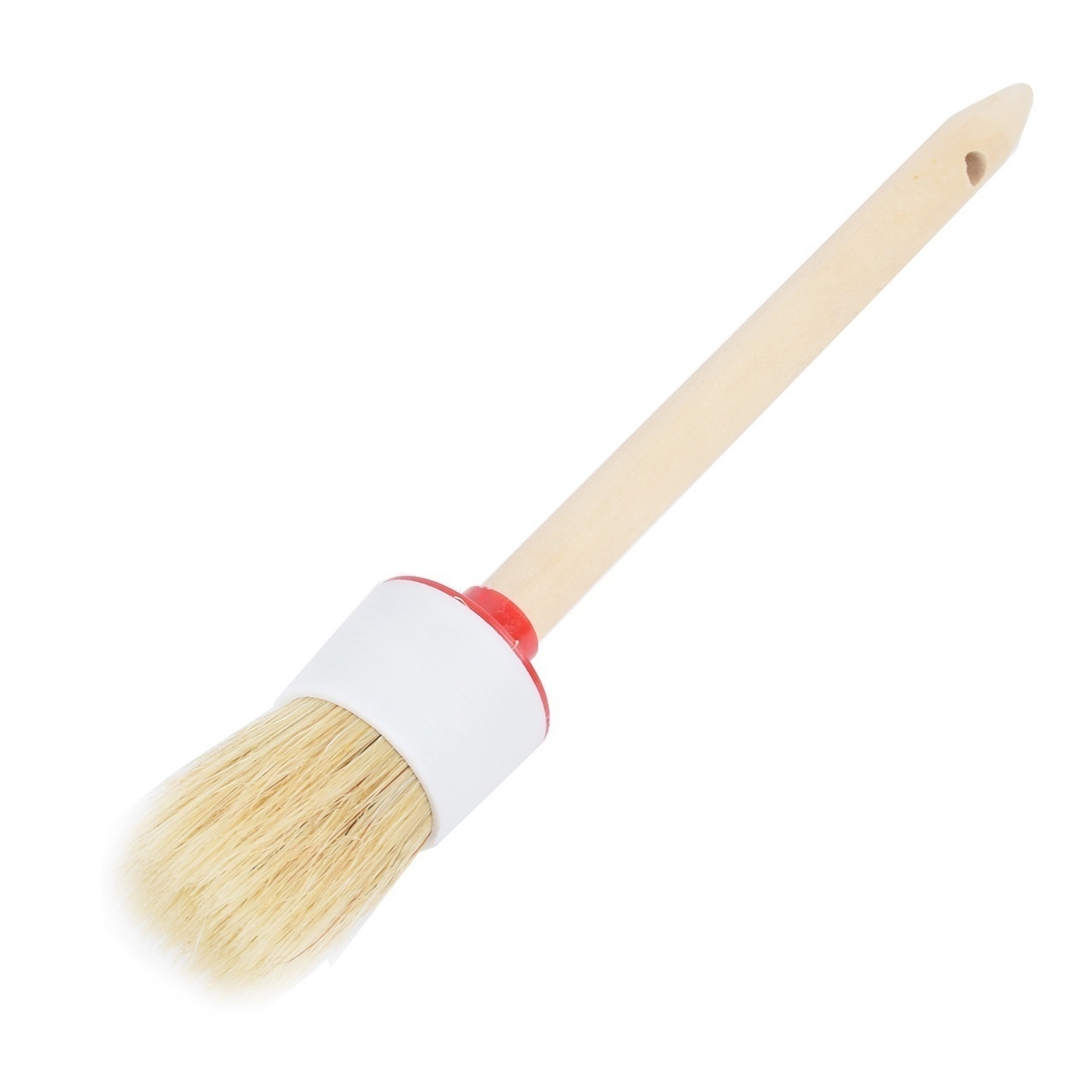 35mm Wood Handle Wax Brush Dia Round Bristle Chalk Oil Paint Painting Brush Nice