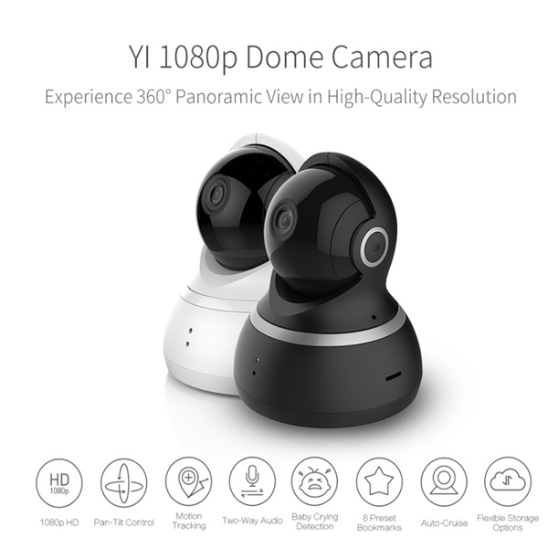 yi dome camera 1080p hd pan