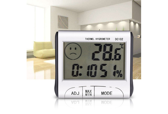 Digital Thermometer Großer LCD Temperatur Hygrometer Termometer Luftfeuchtigkeit