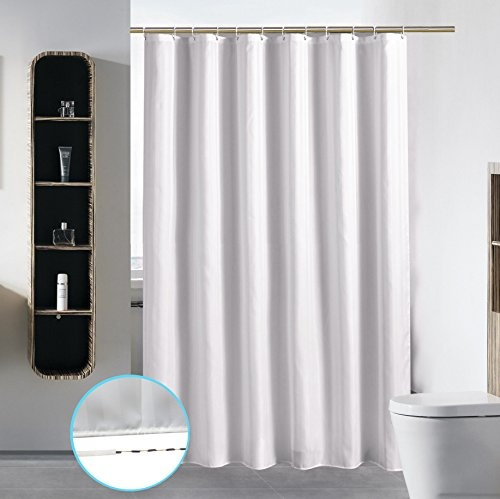 Extra Long Washable Shower Curtain Liner Bathroom Waterproof