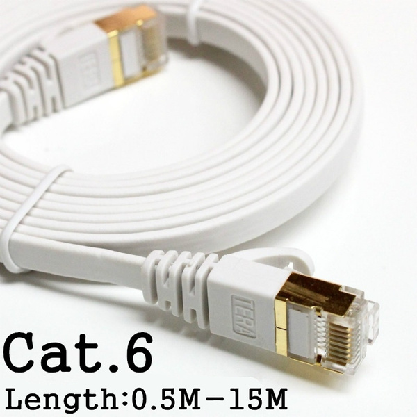 CAT 6 Flat UTP Ethernet Network Cable RJ45 Patch LAN Cord 25M 30M 40M 50M 60M