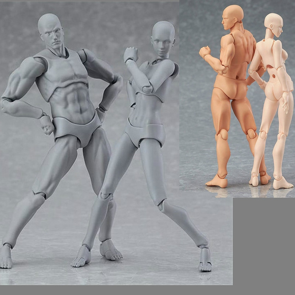 2XArtist Movable Limbs Figure Doll Figma Archetype Sketch Mannequin Puppet Youth