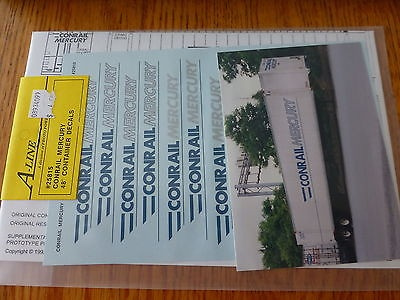 A-Line HO #25815 Conrail Mercury 48' Container Decals