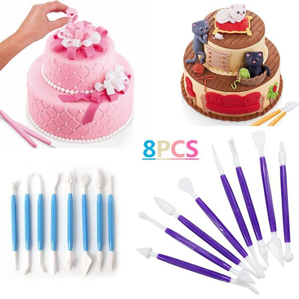 Mold Craft Pastry Flower Fondant Carving Cutter Cake Decoration Baking Tools