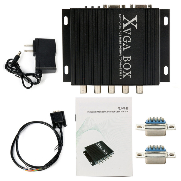 GBS-8219 XVGA Box CGA//EGA//RGB//RGBS//RGBHV//VGA Industrial Monitor Videos Converter