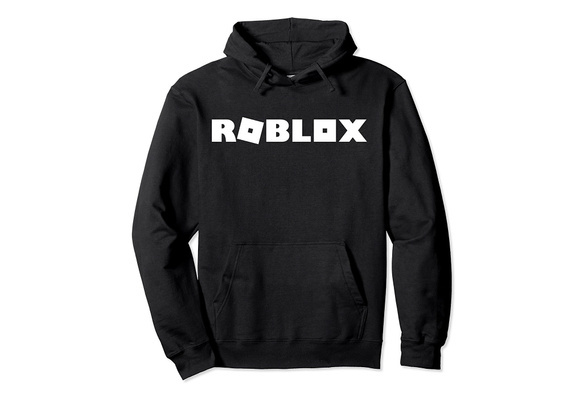 Crewneck Sweater Roblox Logo Mens Funny Technology Long Sleeve Hoodies - black and white roblox logo