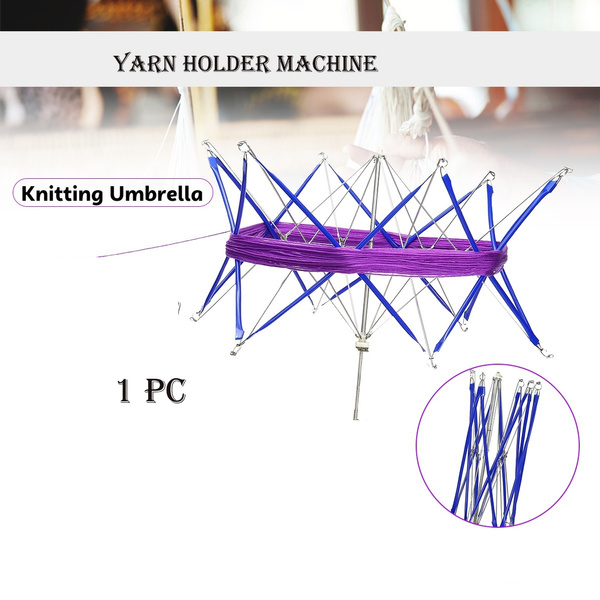 Knitting Crocheting Umbrella Wind Wool Yarn String Winder Holder Machine