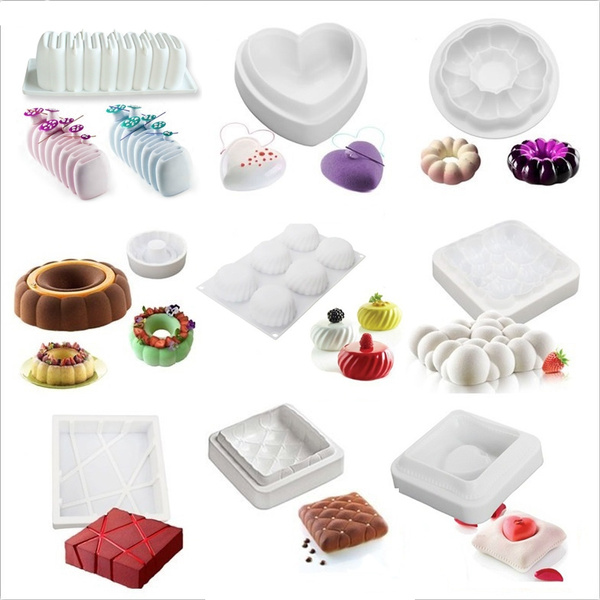 Silicone Mousse Cake Mold Chocolate Dessert Pastry Baking Mould