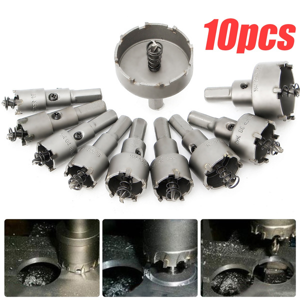 15+18mm Hole Saw Carbide Tip TCT Steel Drill Bits Stainless Steel Metal Alloy