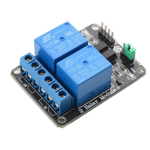 SunFounder 2 Channel DC 5V Relay Module with Optocoupler Low Level Trigger Expansion Board for Arduino UNO R3 MEGA 2560 1280 DSP ARM PIC AVR STM32 Raspberry Pi