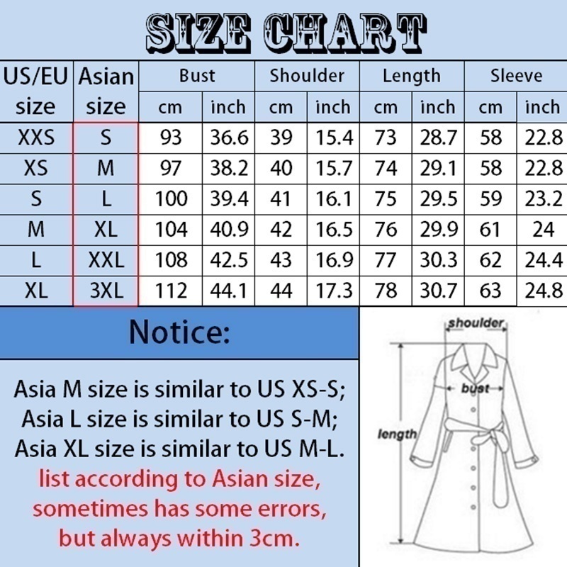 Asian Size Chart To Uk