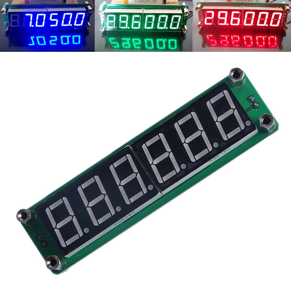 1~1000 MHz Digital Frequency Counter Meter Tester Cymometer LED Display blue