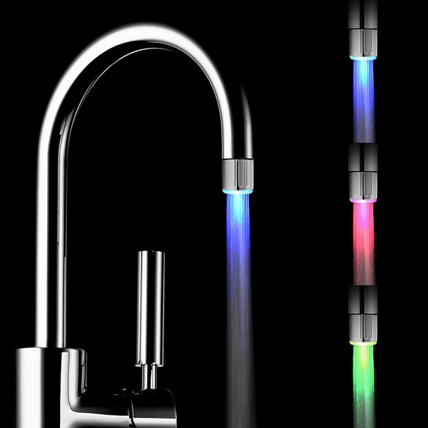 Rc F04 Multicolor Water Glow Led Faucet Light Kitchen Sink