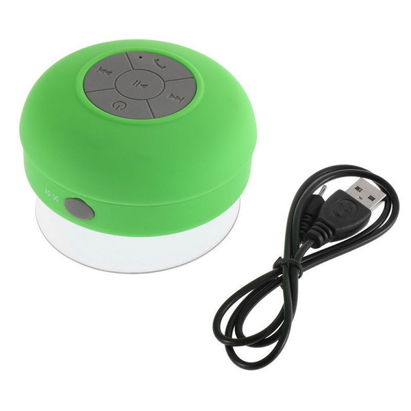 Hands-free Waterproof Wireless Bluetooth Mini Speaker Mic  Suction For Shower