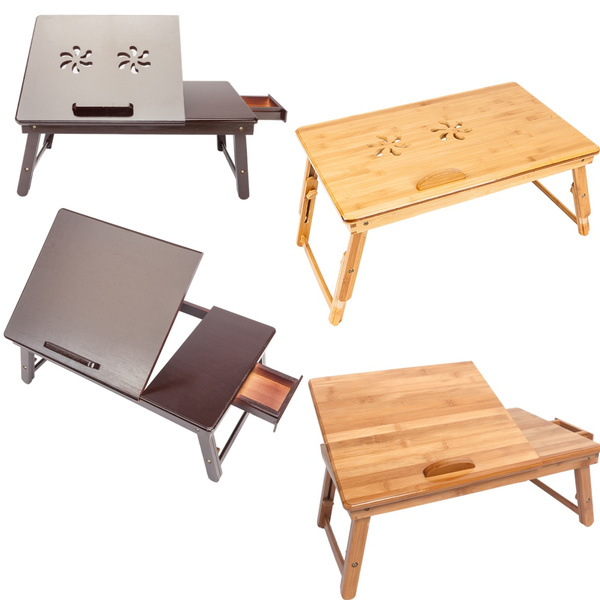 Portable Laptop Desk Folding Foldable Lap Tray Bed Adjustable