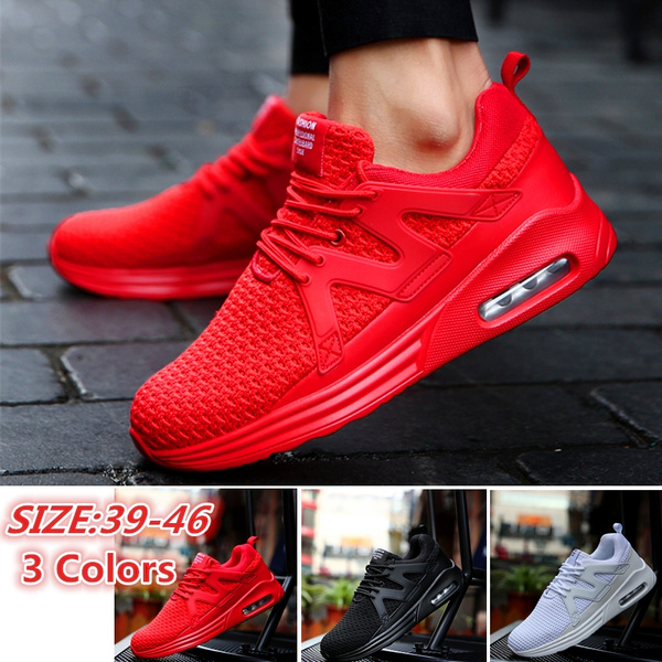 red sneakers mens fashion