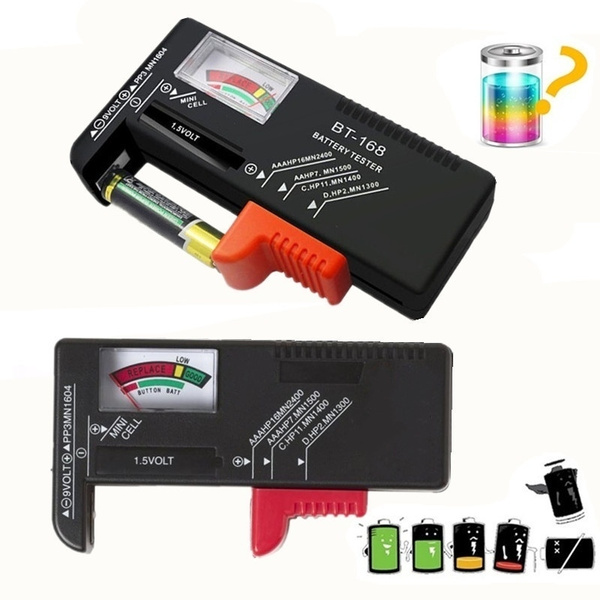 New Indicator Universal Battery Cell Tester AA AAA C//D 9V Volt Button Checker