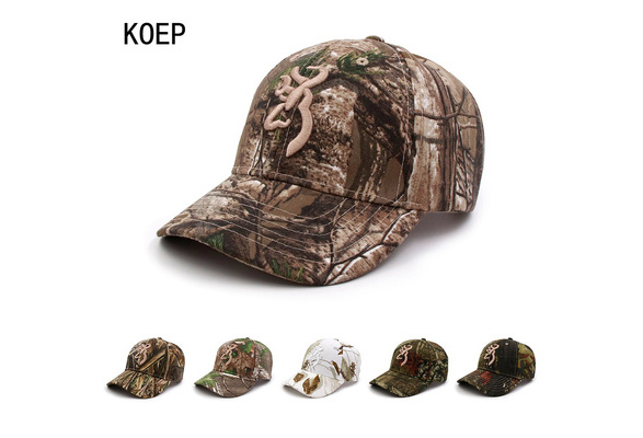 Browning Camo Casquette Pêche Casquettes Hommes Outdoor Hunting Camouflage Jungle Ha