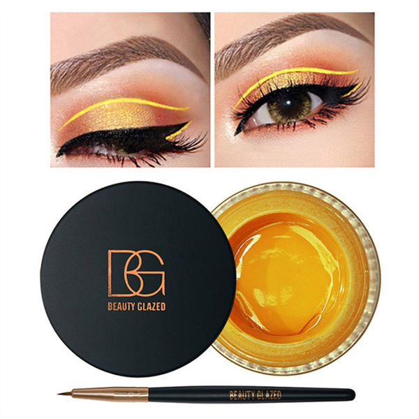 2018 Beauty Glazed Brand Colorful Matte Eyeliner Gel Set Eye Liner
