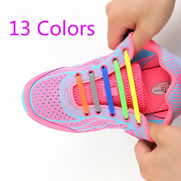 running shoes elastic laces