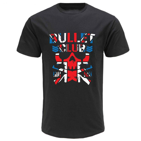 M//F-3XL Bullet Club Union Jack T-shirt NJPW Villain New Japan Marty Scurll UK