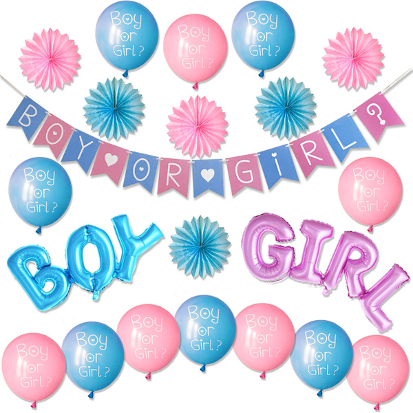 Image result for Gender-Reveal-Party-Supplies-Kit