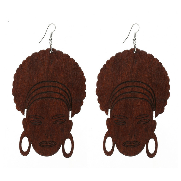 wooden earrings india