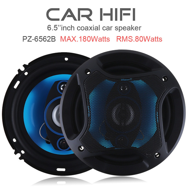 2x 6*9 Inch 3 Way PP Rubber Hifi-level Full Range Frequency Car Coaxial Speaker