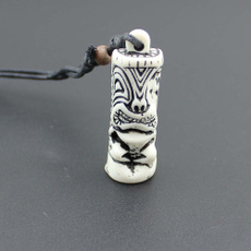 Cord Man Bone Fashion Tribal NEW Adjustable Necklace Pendant Totem Tiki