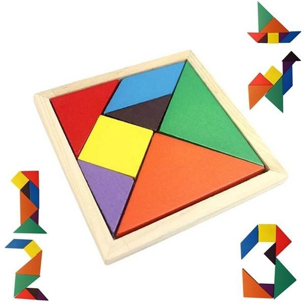 tangram, Children's Toys, woodenjigsawpuzzle, Jigsaw