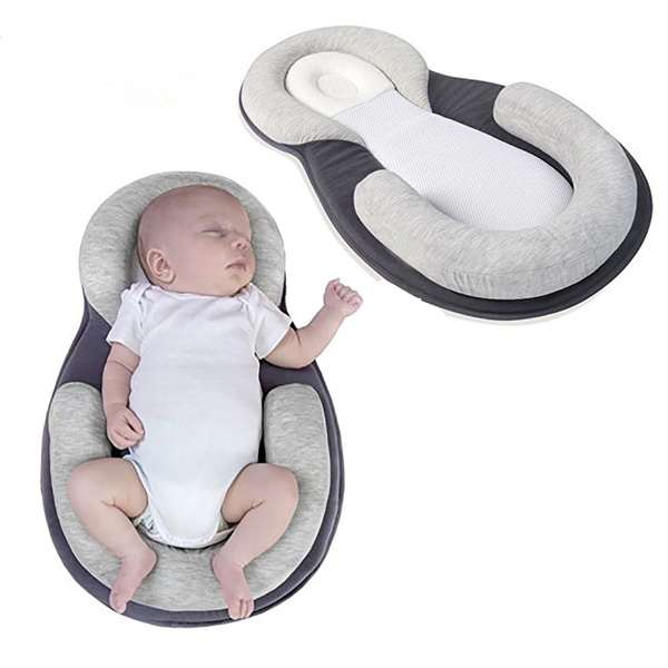 portable baby bed pillow