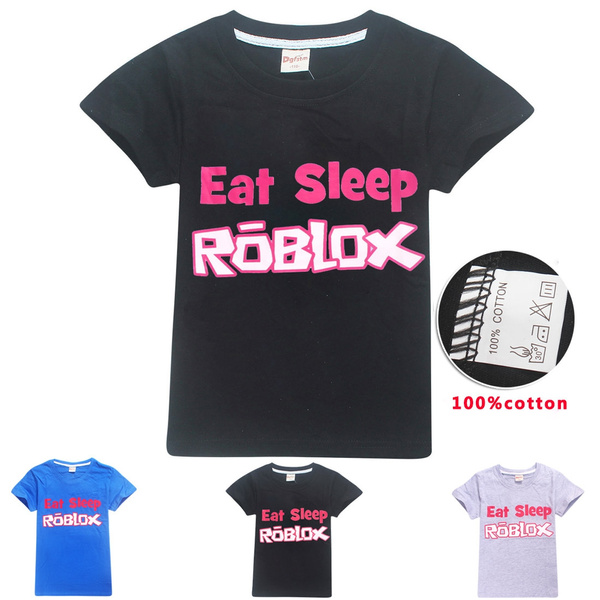 Roblox Print Short Sleeve O Neck Boy T Shirt Boys Girls Fashion