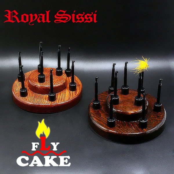Royal Sissi Fly Tying Tools Fly Furniture Solid Wooden Base Fly