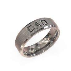 316L Stainless Steel Men/'s /"DAD/" Casted Ring Size 9-13