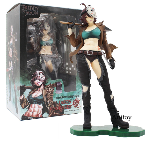 Freddy vs Jason Bishoujo Horror Freddy Jason 2nd Edition 10/" PVC Statue in box