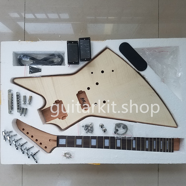 Guitar Kit Shop Explorer 6 Strings Diy Electric Guitar Kit Diy Guitar Gtsex 816 Wish