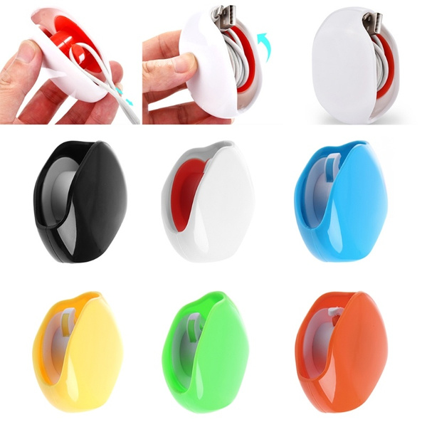 Cable Wire Cord Organizer Automatic Bobbin Winder Smart Wrap For USB Headset