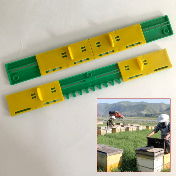 1x Plastic Bee Hive Sliding Mouse Guards Travel Gate Beekeeping Breeding Tool BE