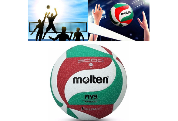 Molten Volleyball Ball Size 5 V5M5000 PU Leather Soft Touch Indoor Outdoor Game