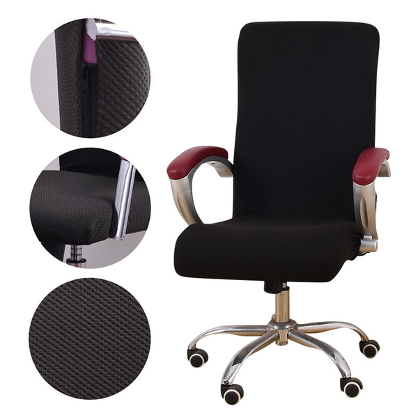 Jacquard Fabric Office Chair Cover Computer Elastic Armchair Cover