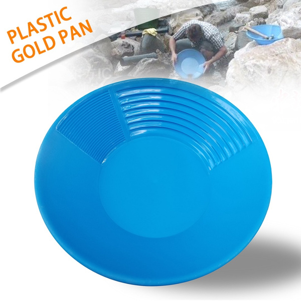 Blue Plastic Gold Pan 10" Mining Dredging Prospecting
