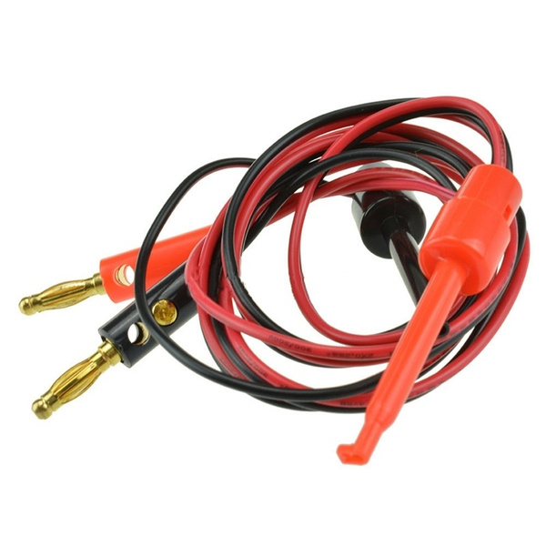 Banana Plug Cable Test Hook For Multimeter Connector Probe Cable Leads