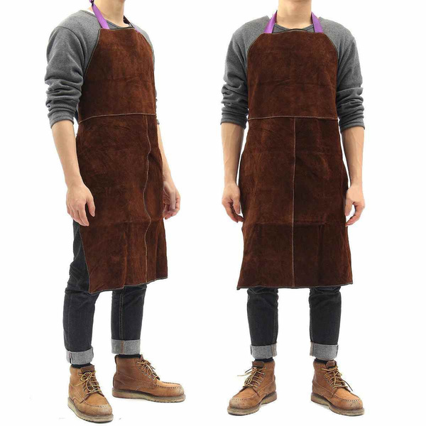 Cowhide Leather Welding Apron Protective Gear Apron Work Safety Workwear