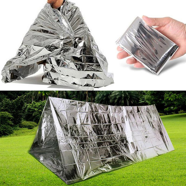 Outdoor Survival Emergency Mylar Waterproof Sleeping Bag Foil Thermal Blanket