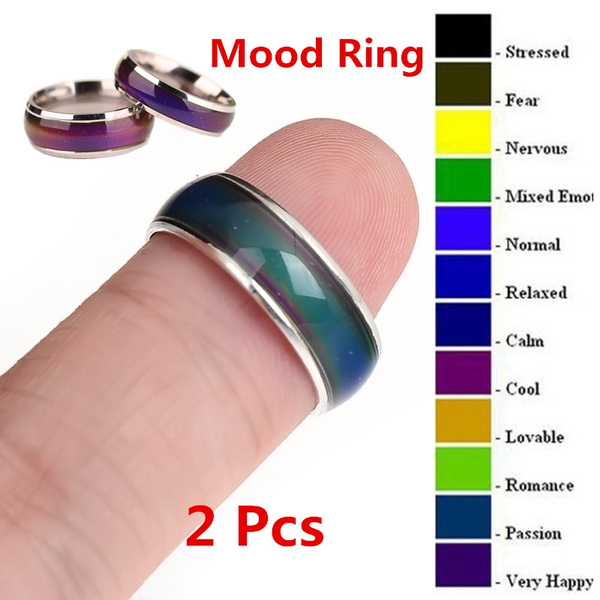What Do The Colors Of A Mood Ring Mean Chart